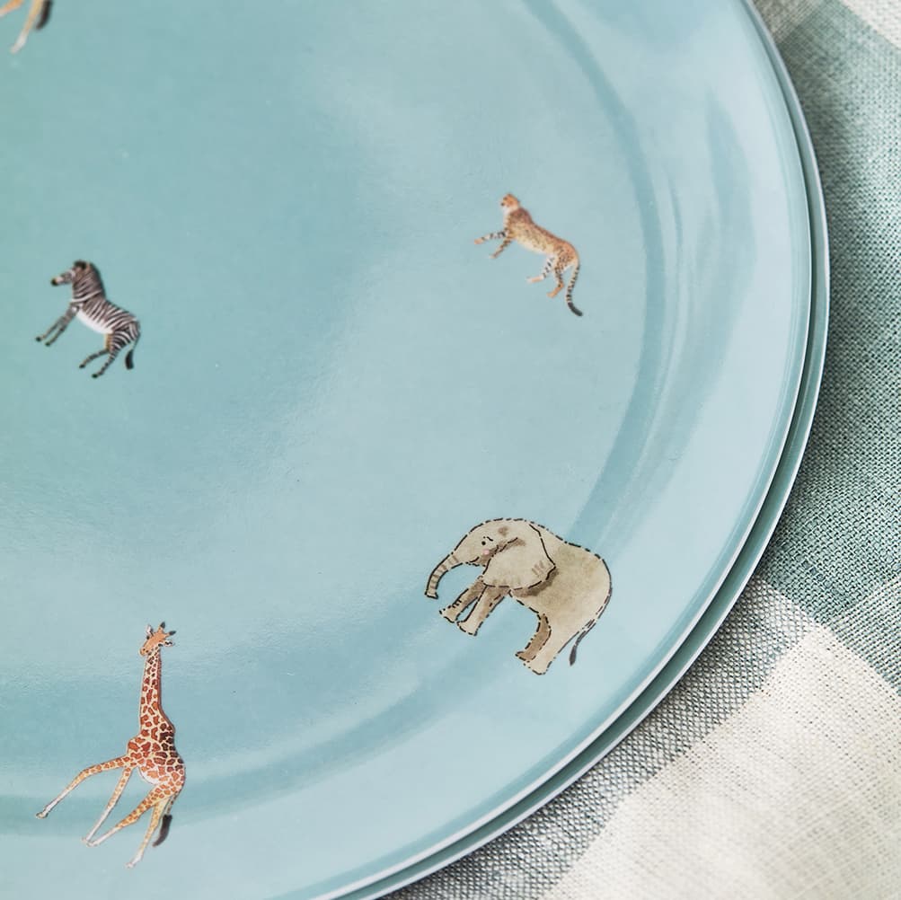 Bees Melamine Dinner Plate by Sophie Allport