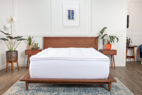 Photo of the Viscosoft Serene Hybrid dual layer mattress topper