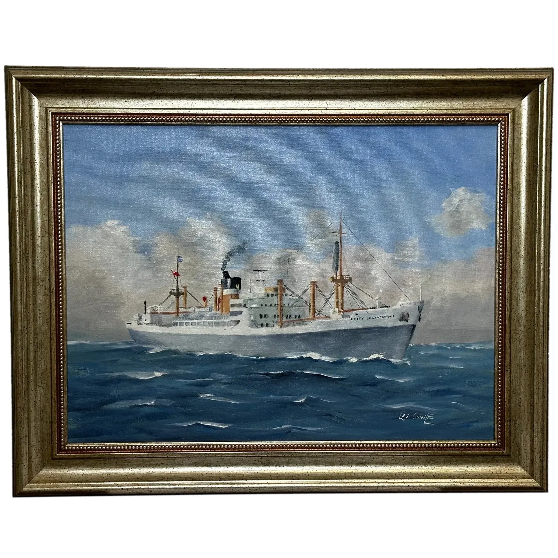 cargo ship painting