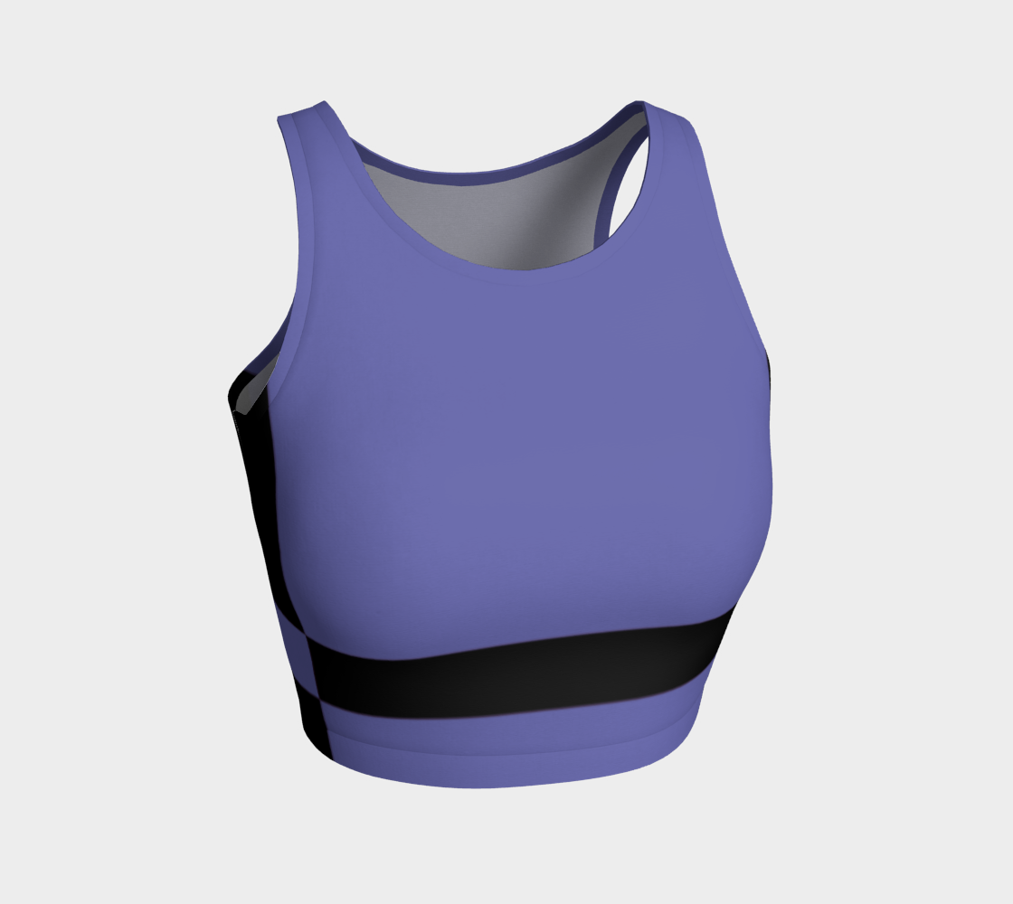 Periwinkle Matrix Crop Top