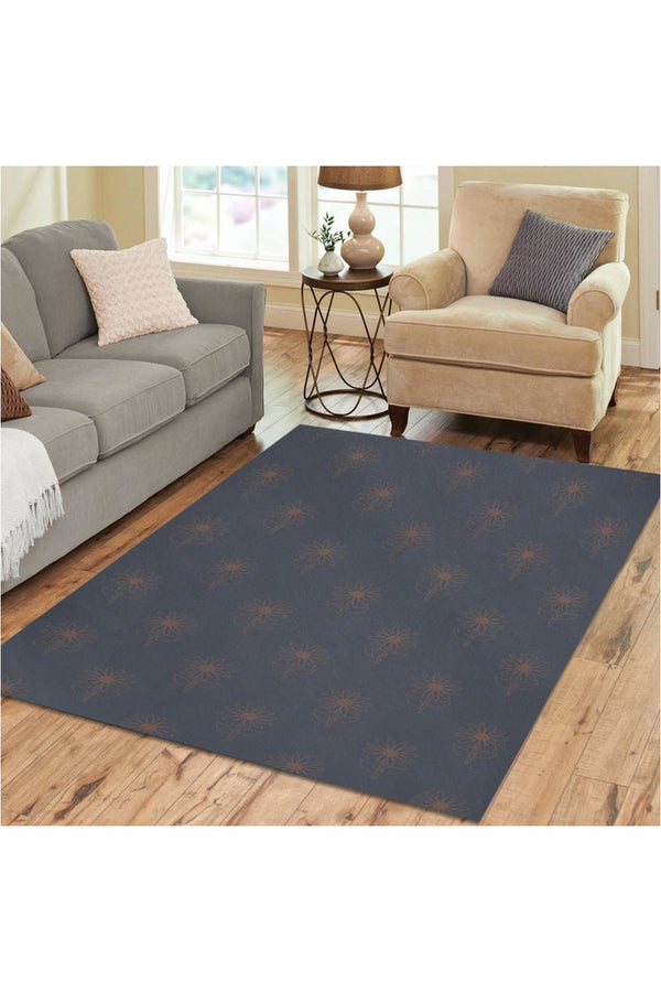 Floral Accent Area Rug7'x5'