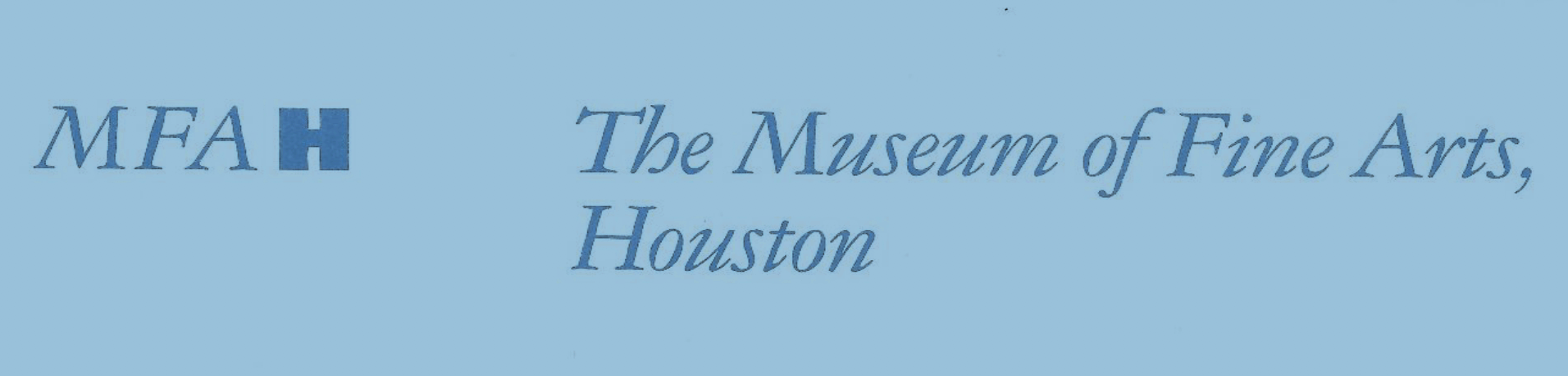 BLUE MFAH LOGO