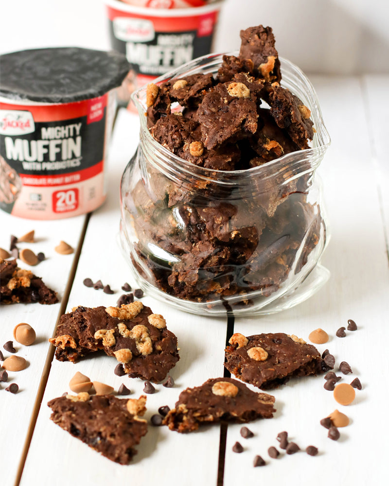 Chocolate Peanut Butter Granola Clusters