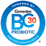 Powered by GanadenBC30 Probiotic.