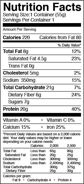 Nutrition Facts