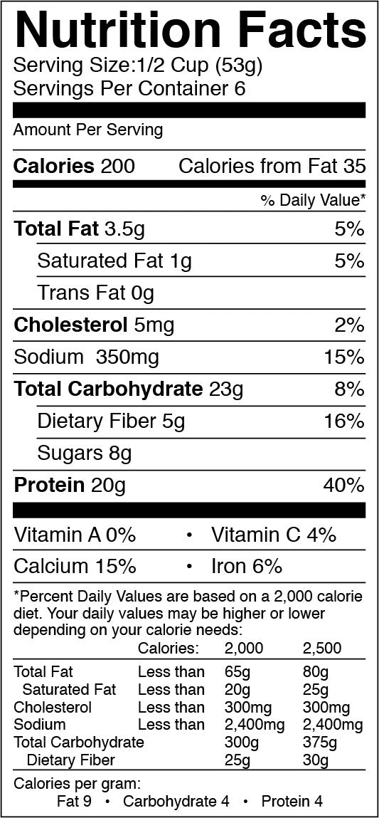 Nutrition Facts