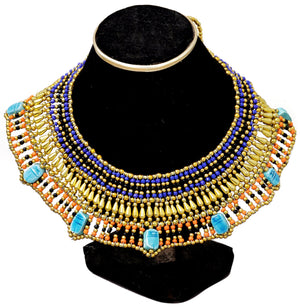 Cleopatra Egyptian Collar Design Costume Accessories Hallowee – My Village Crafts Imports Inc.