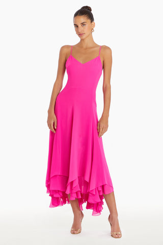 Amanda Uprichard Clemenza Dress In Pink