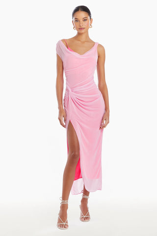 Amanda Uprichard Aliana Dress In Pink