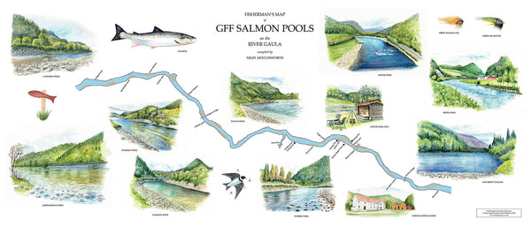 GFF Salmon Pools on the River Gaula created by Nigel Houldsworth