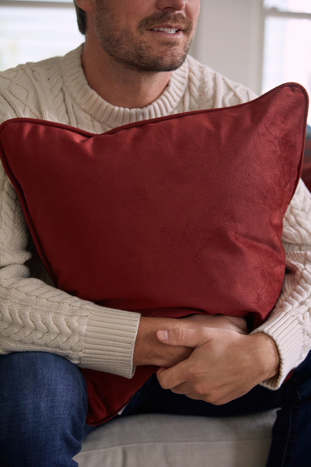 Plaid Weave Small Lumbar Pillow — TRAVEL PATTERNS