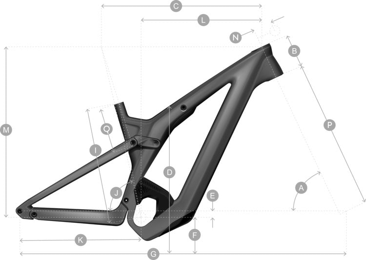 Scott Patron eRide 900 2022 GEOMETRY SIZE CHART