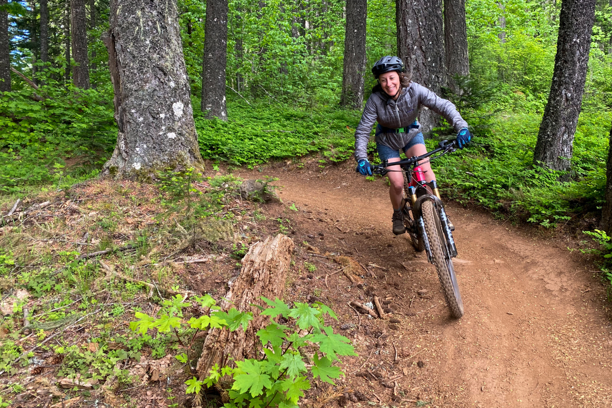 Super Beginner eMTB Route in Post Canyon, Hood River Oregon