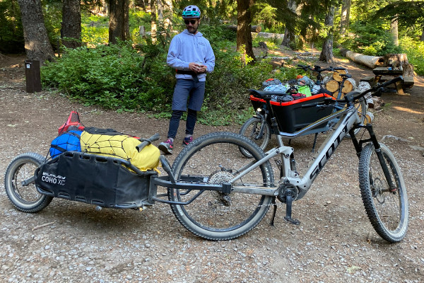 E-Bike Packing Overnight Camp Trips