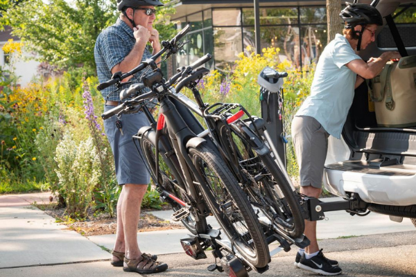 Saris Door County Electric Bike Rack Trunk Access