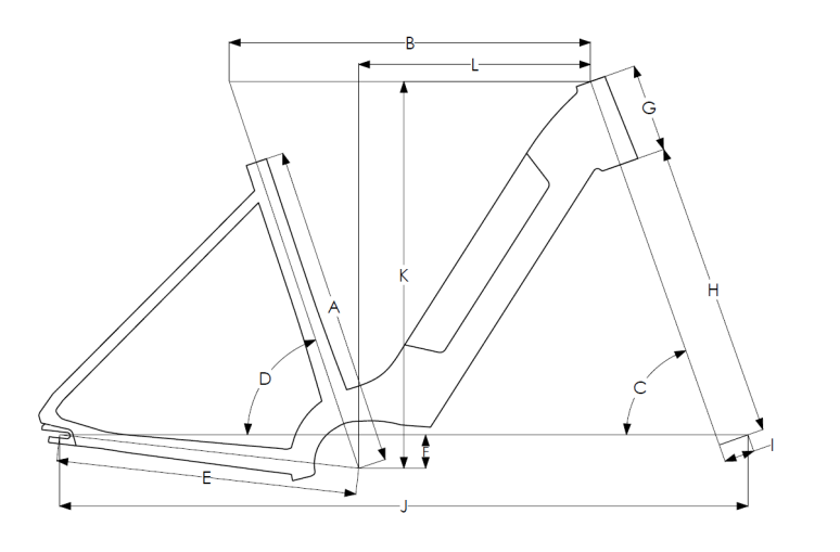 Gazelle Ultimate C380 2023 E-Bike Geometry