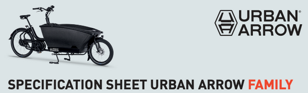 Urban Arrow Family Spec Sheet