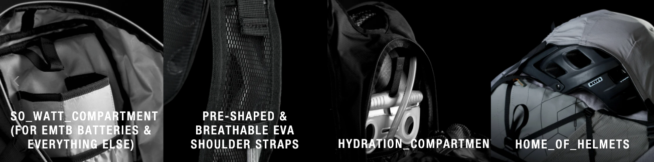 ION Bike Pack Scrub 14 eMTB Hydration Backpack Features