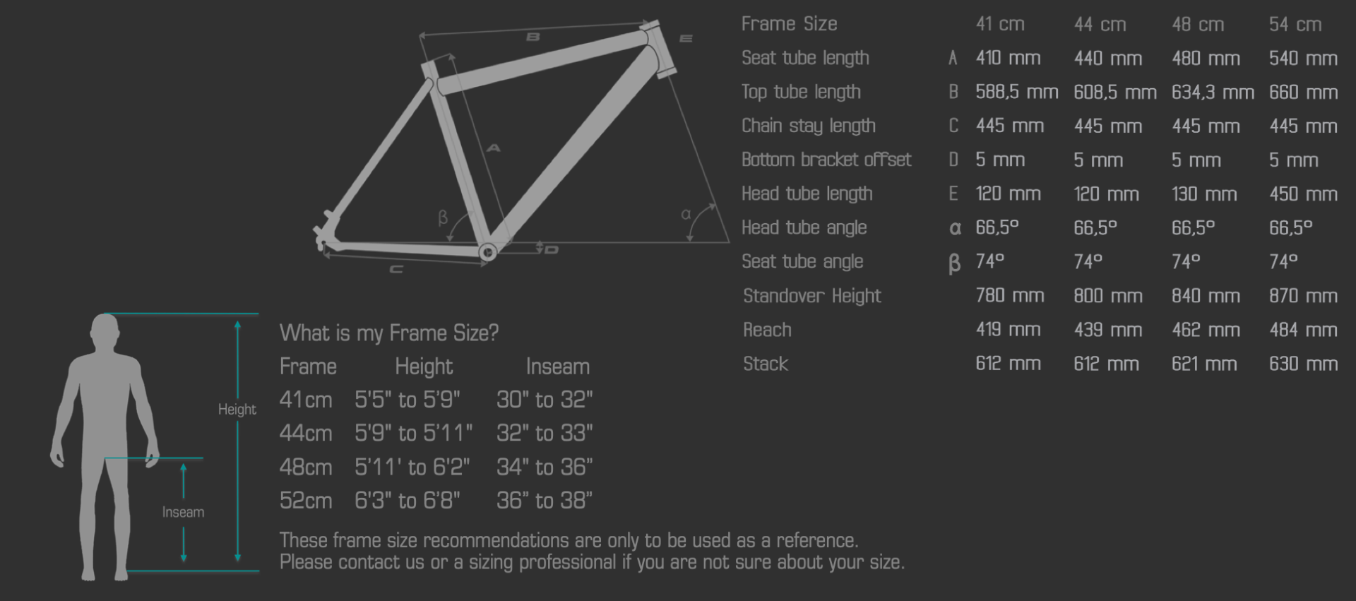 BULLS Copperhead EVO AM 1.5 '23 Geometry