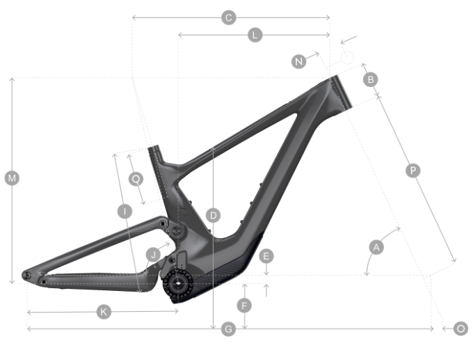 Scott Voltage eRide 900 SL '24 Geometry