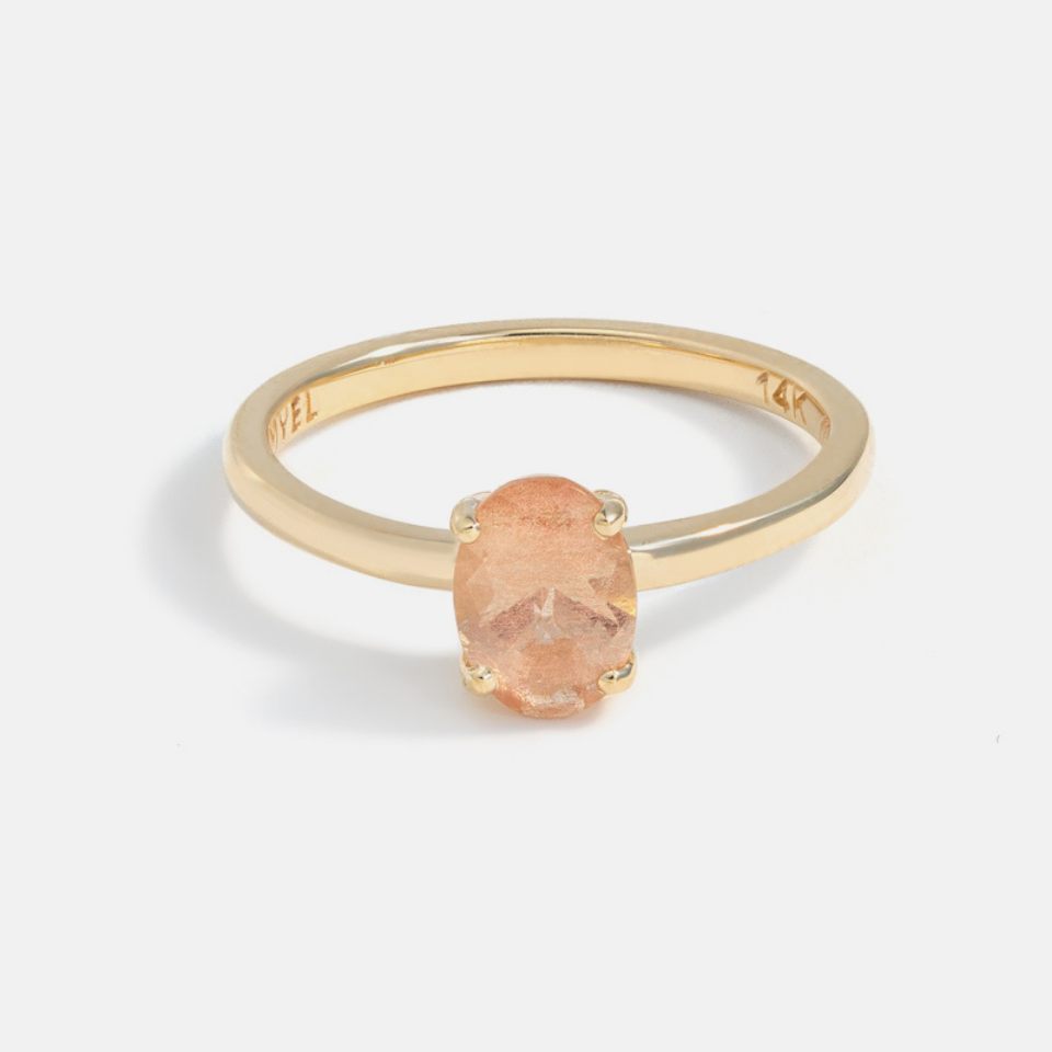 Bague Ellipse Sunstone