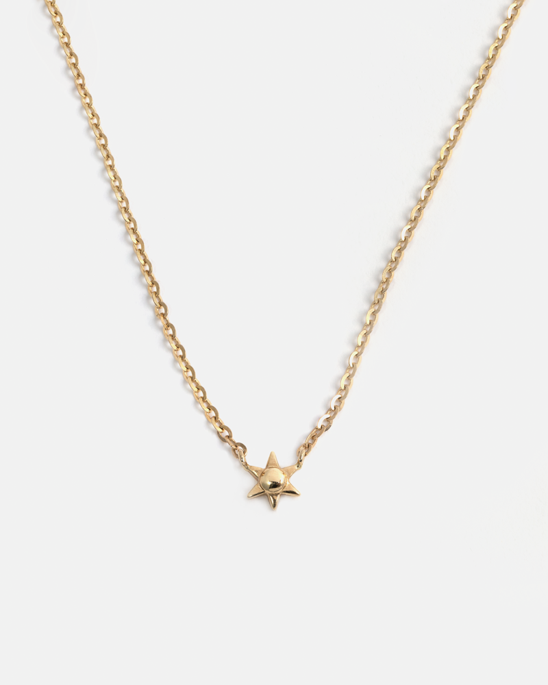 Mini Star Necklace in Yellow Gold | MYEL Design