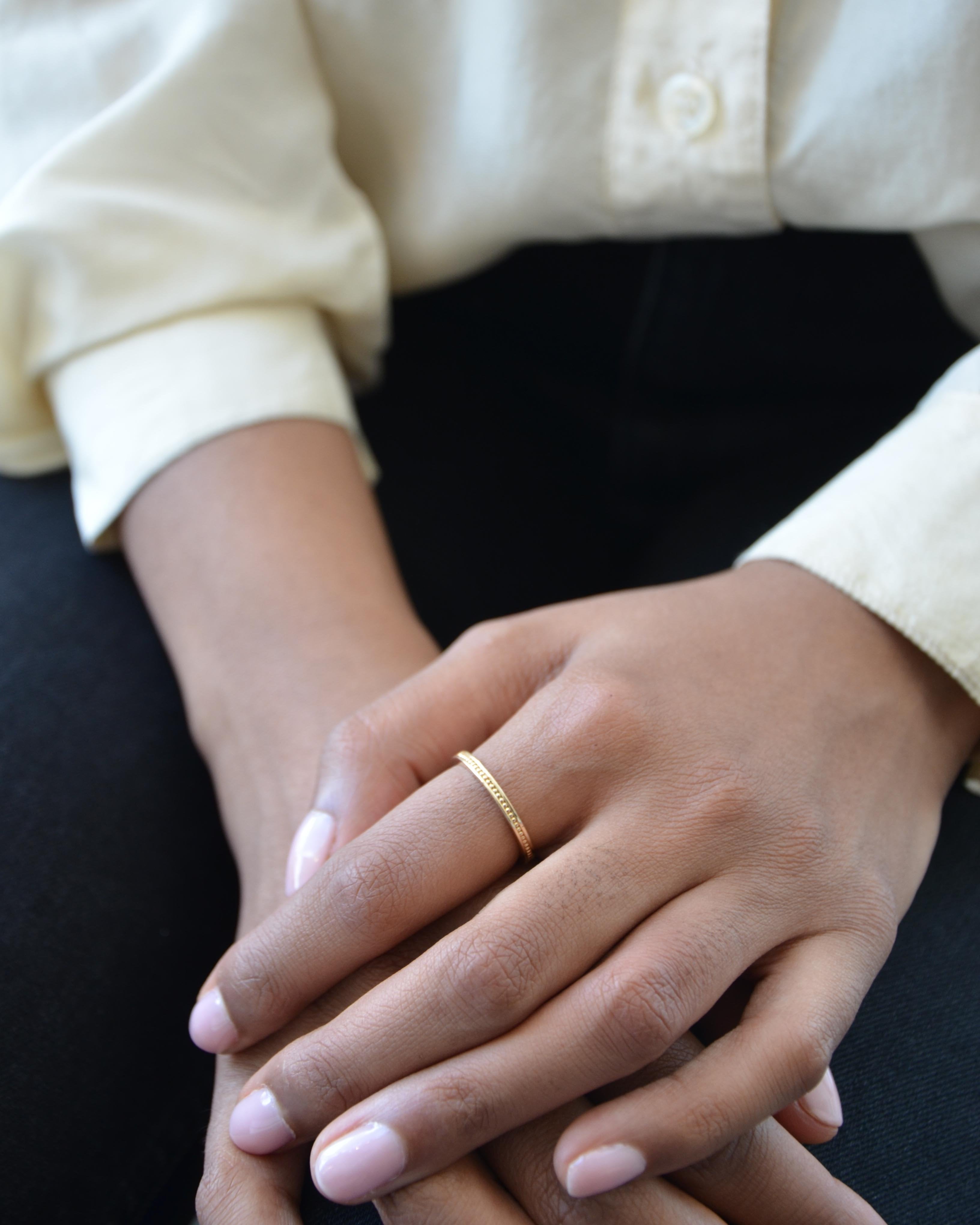 Aura Ring in 14k Yellow Gold