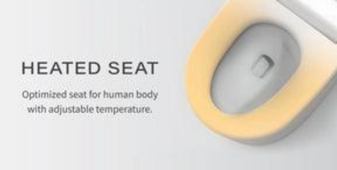 Bidet with heated seat