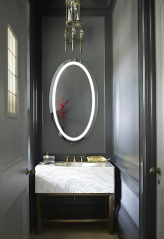 Oval LED Mirror for bathroom