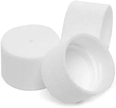 24mm White Continuous Thread Cap - Pkg of 100 (NYCaps100)