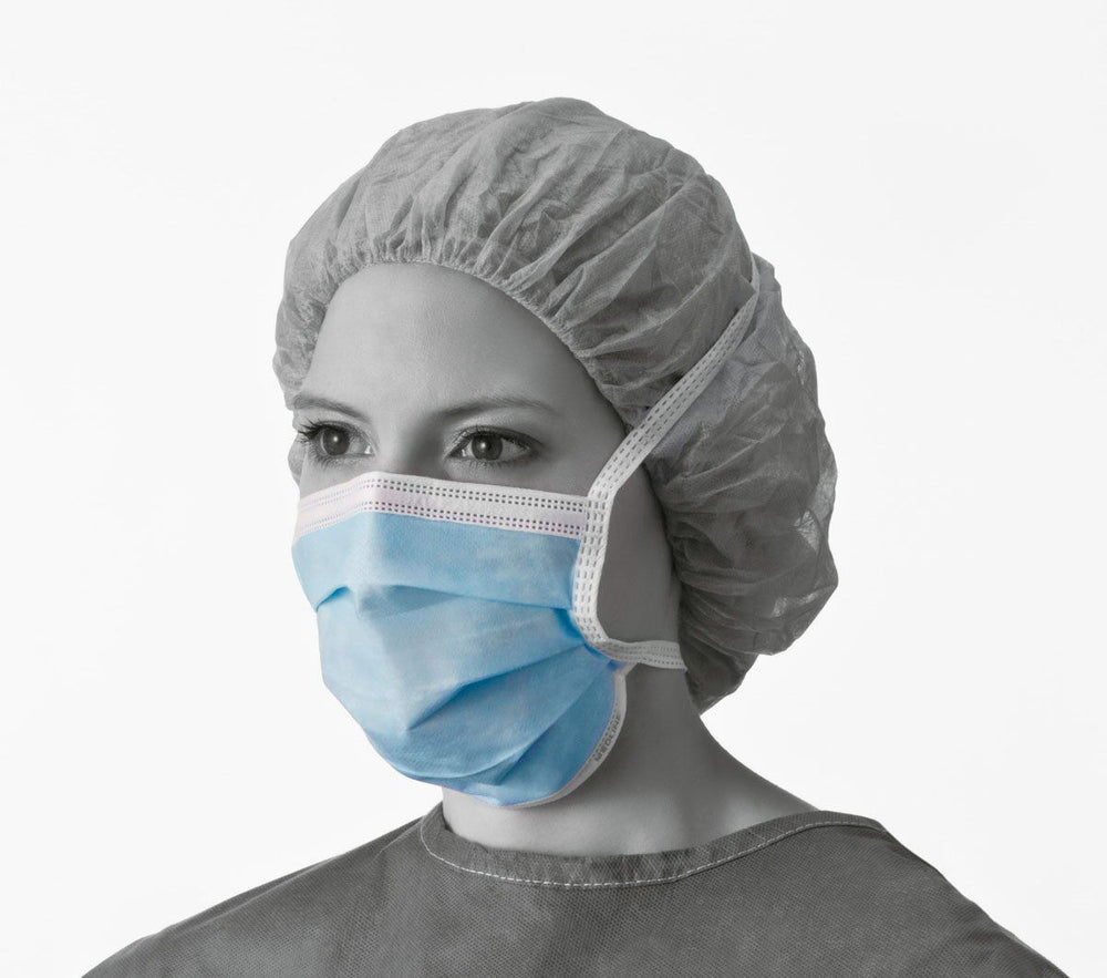 Kimtech™ M3 Pouch-Type Sterile Face Mask with Dual Headbands, White