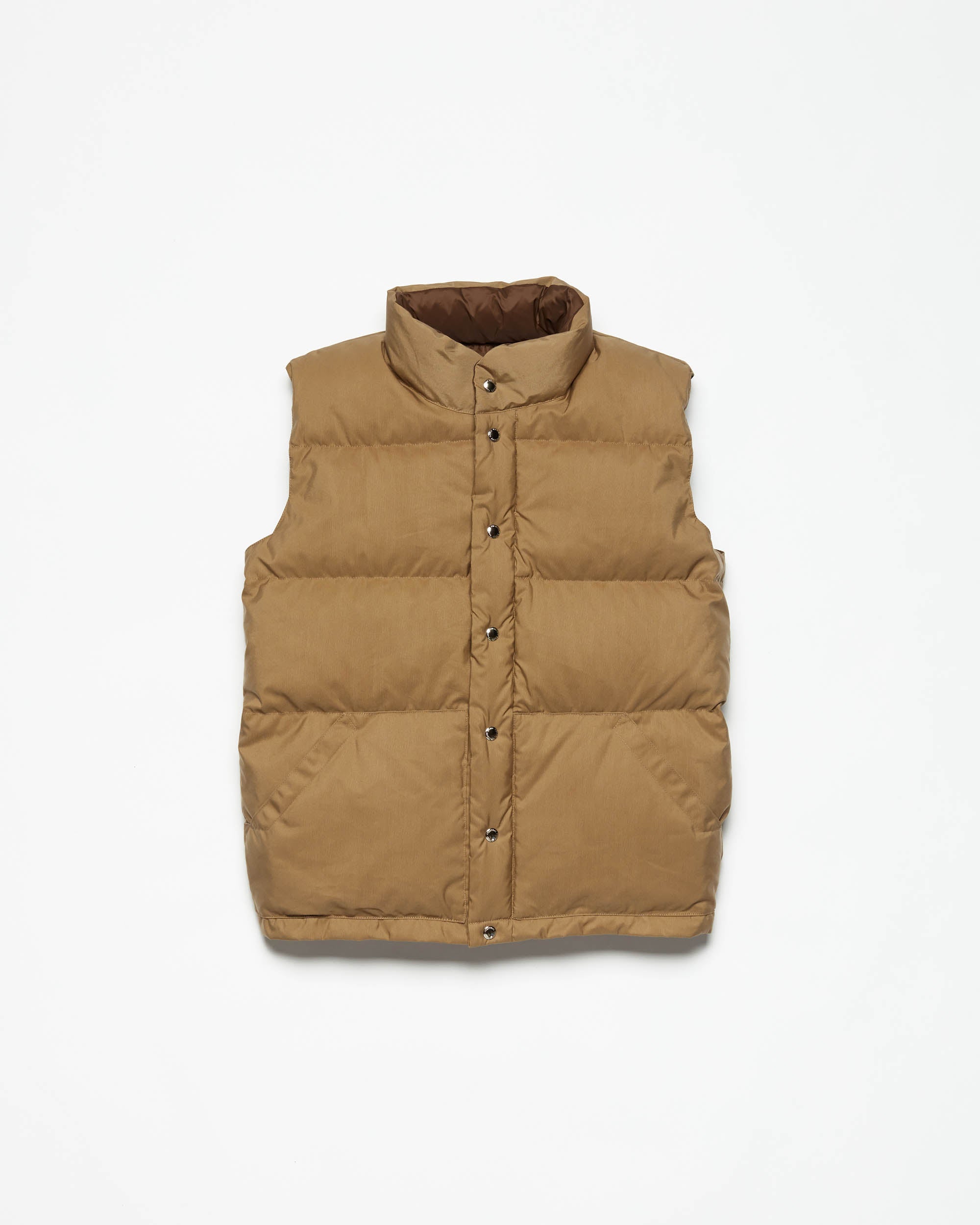 Crescent Down Works Down Italian Vest | Wool Grey