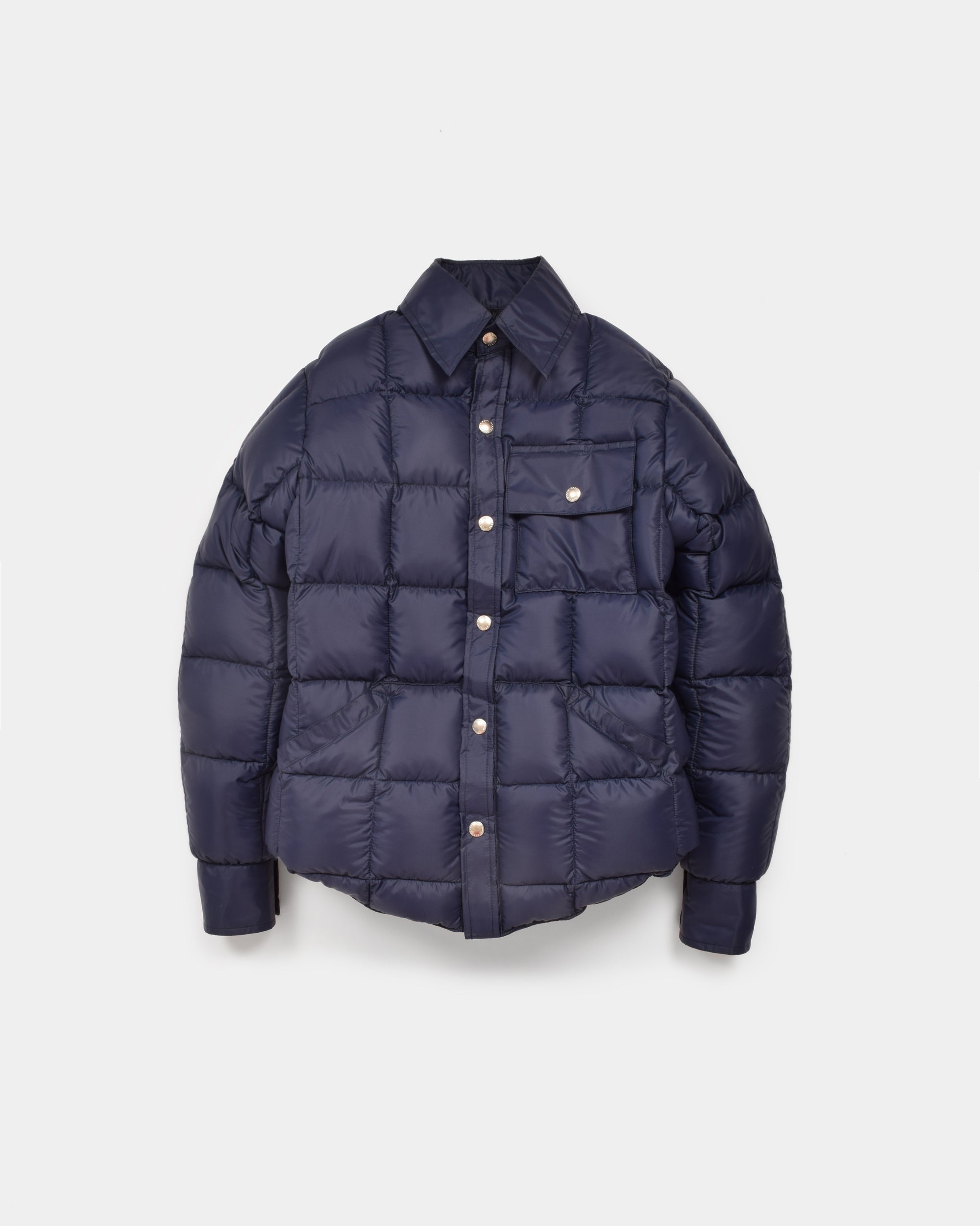 Crescent Down Works Down Shirt | Navy