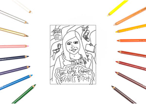 THE FULL OFFICE PACK: 10 Coloring Pages!