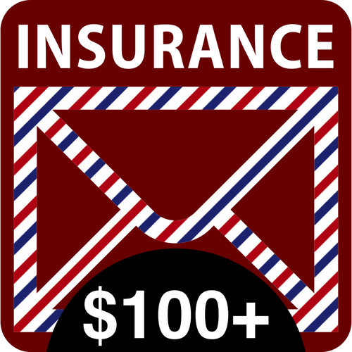 Postal Insurance - International ($100+)