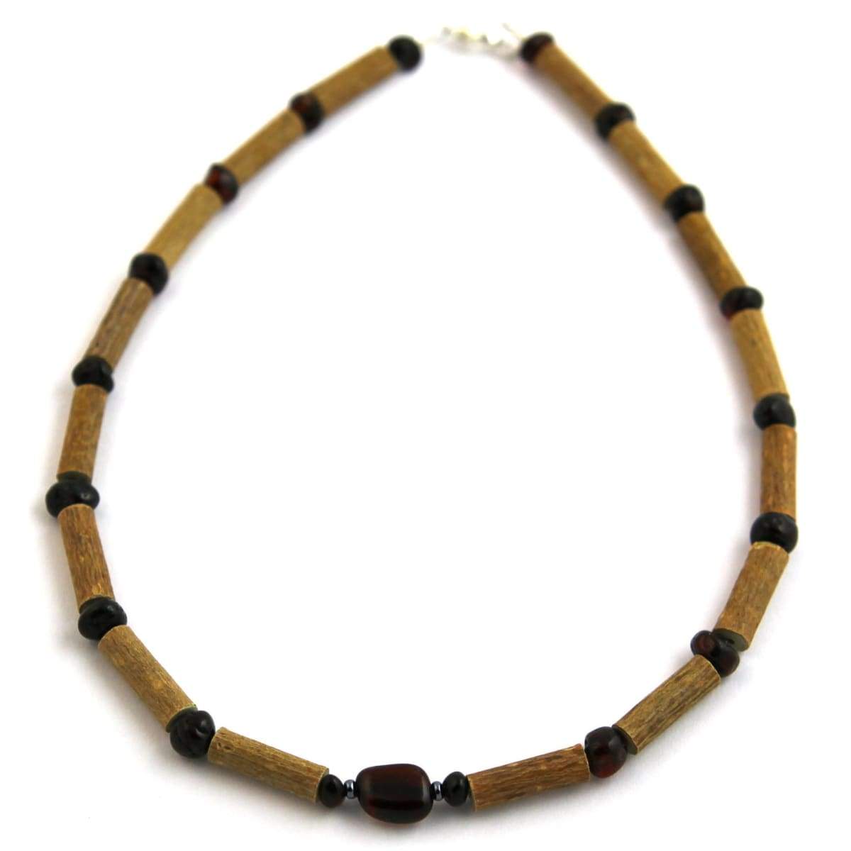 amber and hazelwood necklace