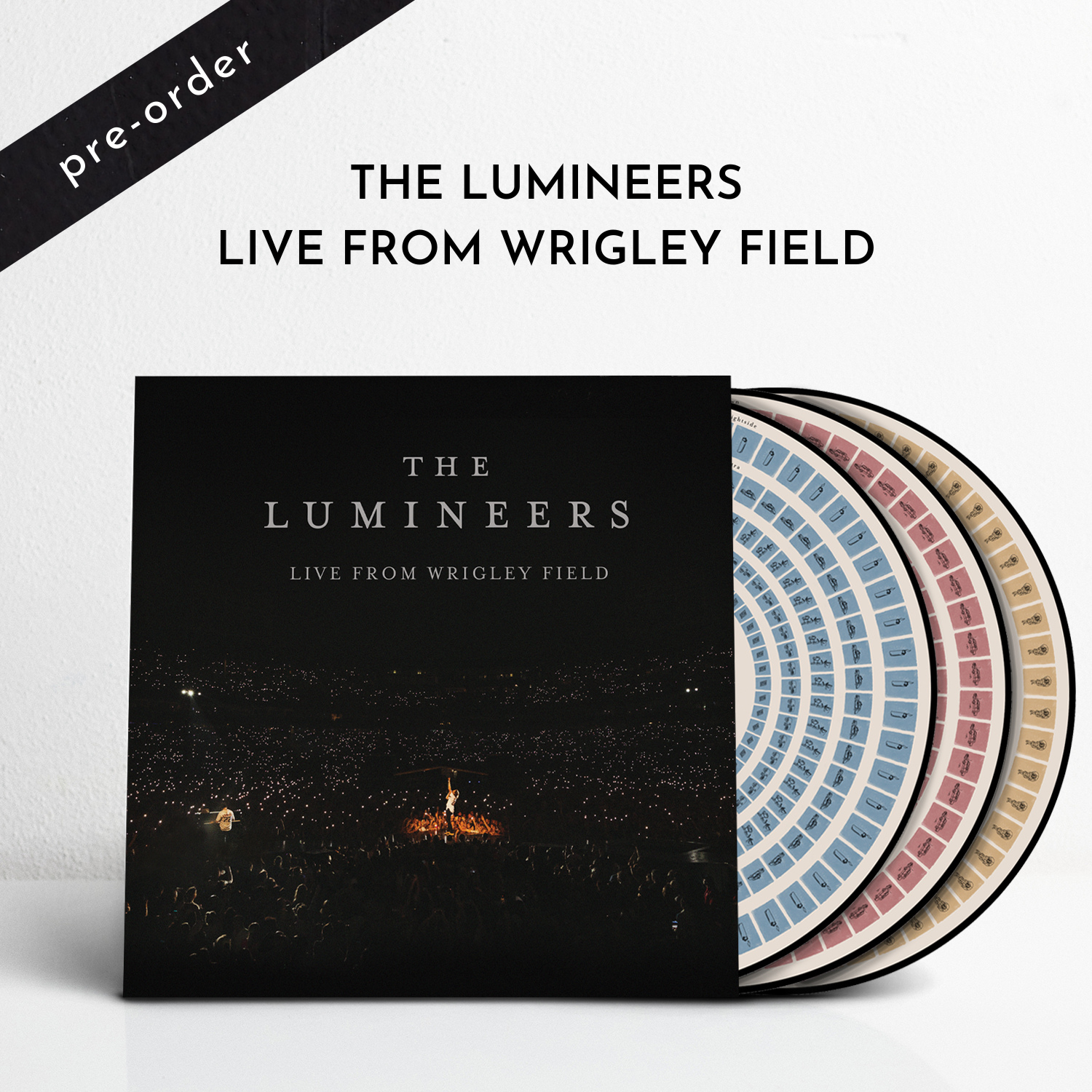 The Lumineers Live From Wrigley Field (Zoetrope Vinyl)[Pre-Order] - Dualtone Music Group product image