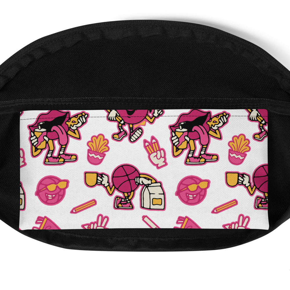 Download Good Vibes Fanny Pack, White — Dribbble Equipment Shop