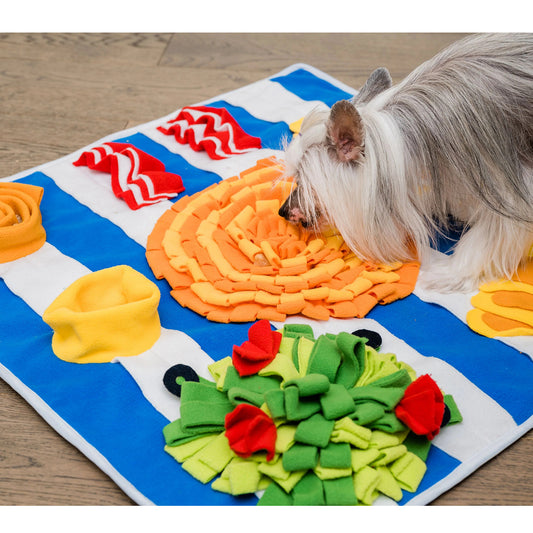 PAWTY FRIED CHICKEN INTERACTIVE SNUFFLE MAT DOG TOY