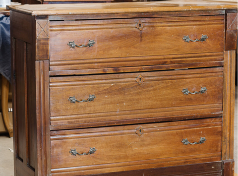 Before image of a dresser