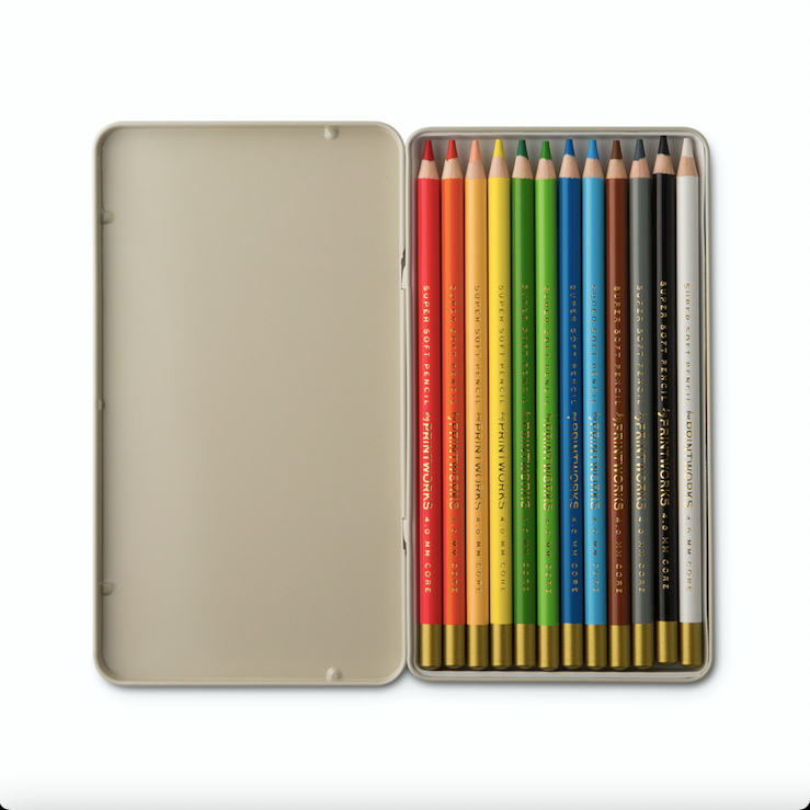 S/12 Swedish Colored Pencils, multiple styles