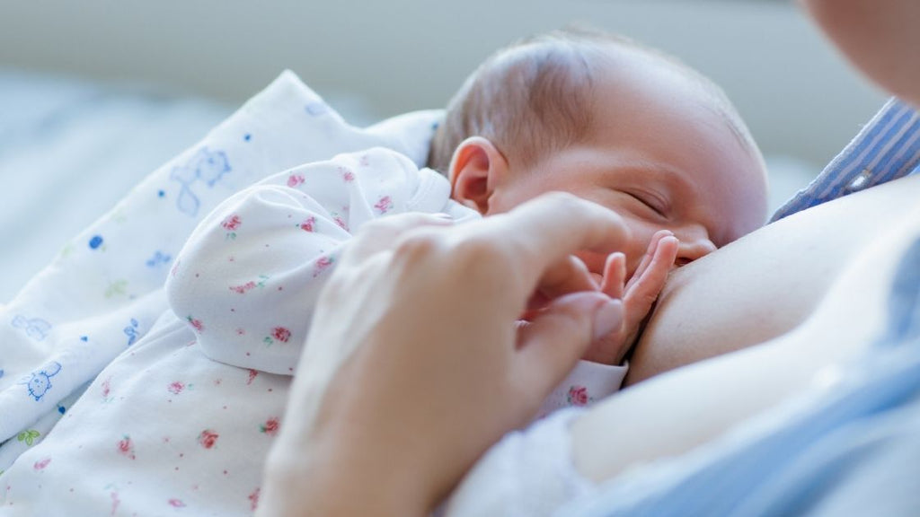 baby being breastfed