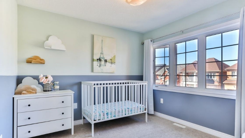 organized baby nursery