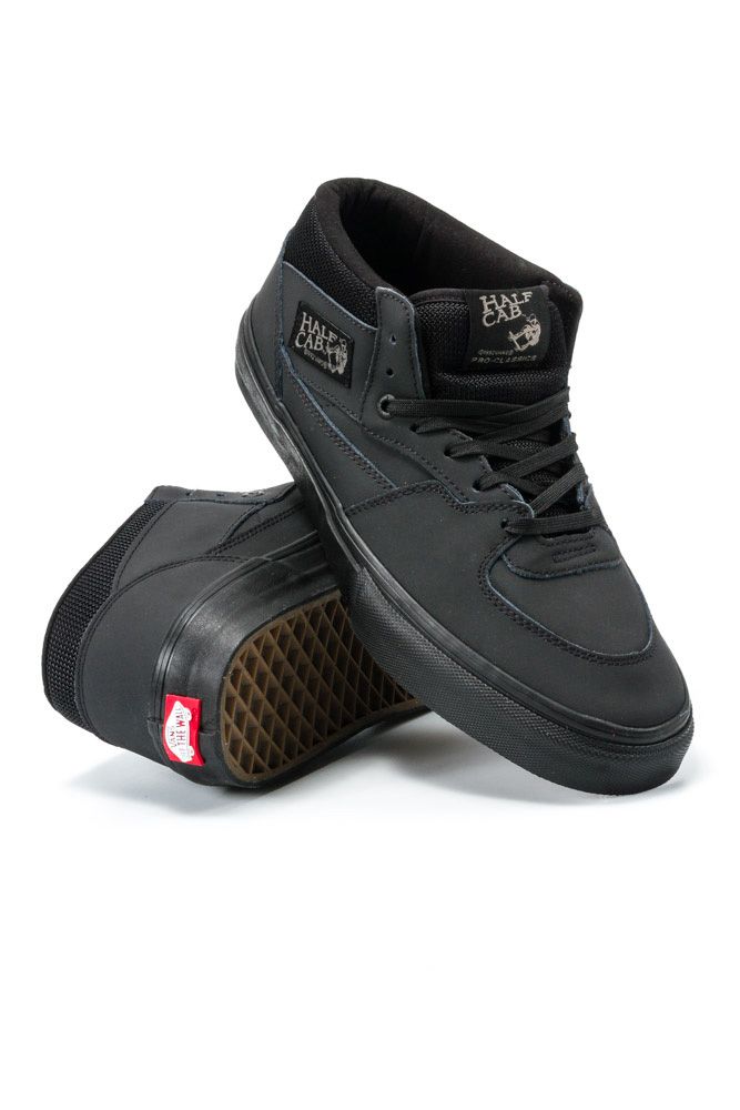 vans half cab all black