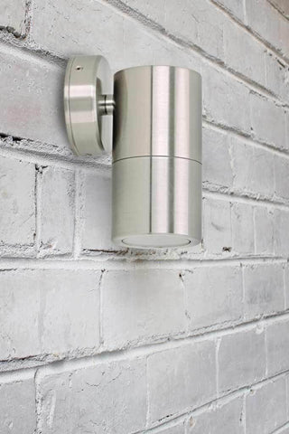 Anodised aluminium outdoor spotlight