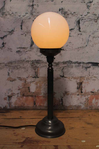 French Industrial Candlestick Table Lamp