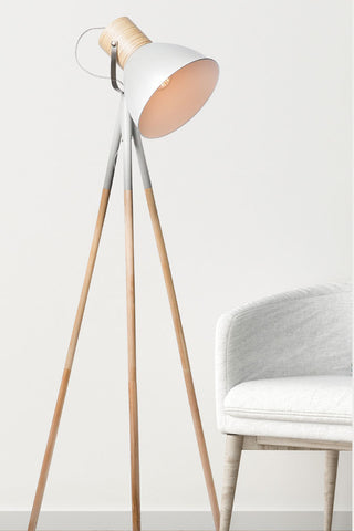 Scandi style floor lamp