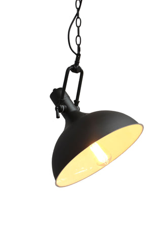 Industrial dome pendant light