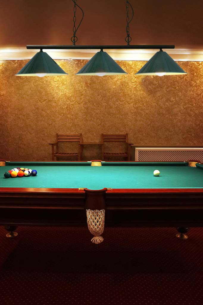 pool table pendant lights