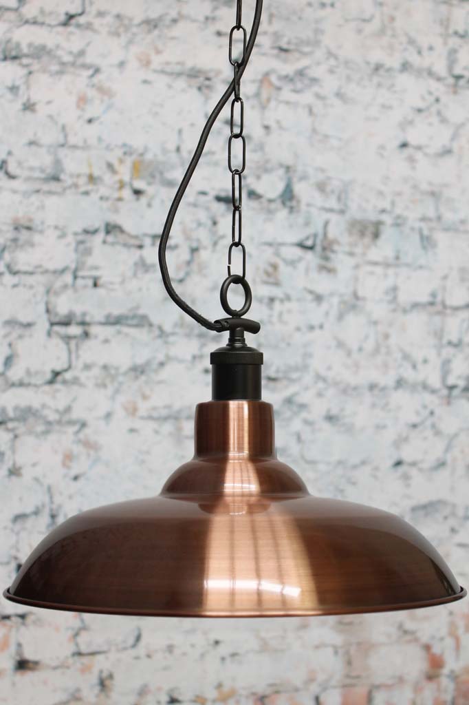 copper swag light